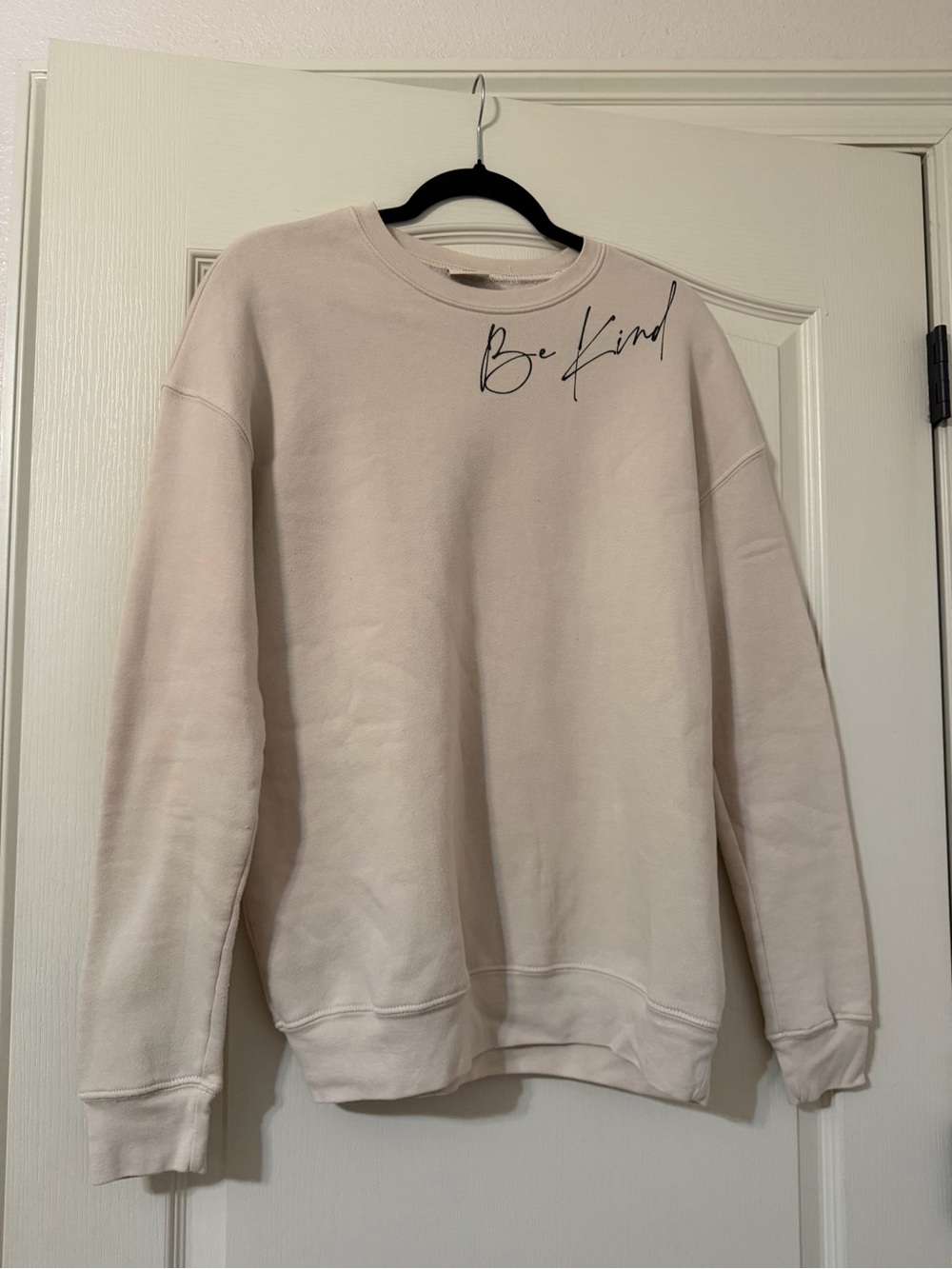 Be Kind Cream Crewneck Sweatshirt